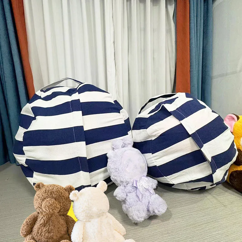 Floor Cushion Pouf - Kursi Boneka Penyimpanan Bean Bag Baru