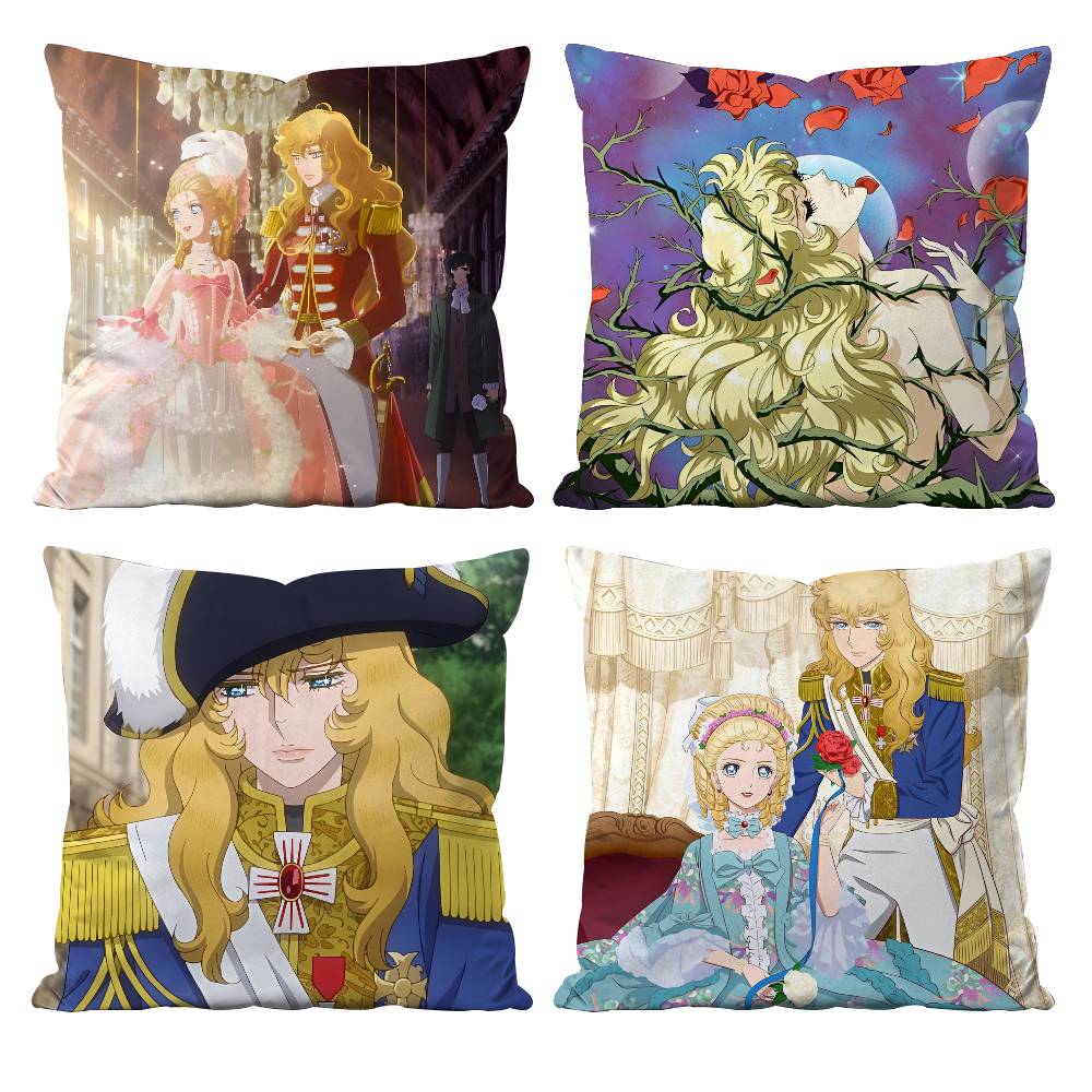 Versailles Home Textiles - Sarung Bantal Anime Vintage R-Rose Of
