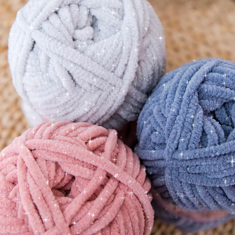 Throw Blanket Chunky Knit - Benang Rajut Chunky 4.5Mm 59M untuk