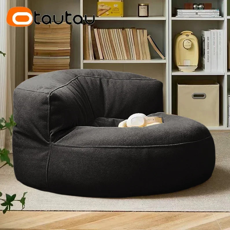 Floor Cushion Pouf - OTAUTAU tas kacang isi, dengan pengisi