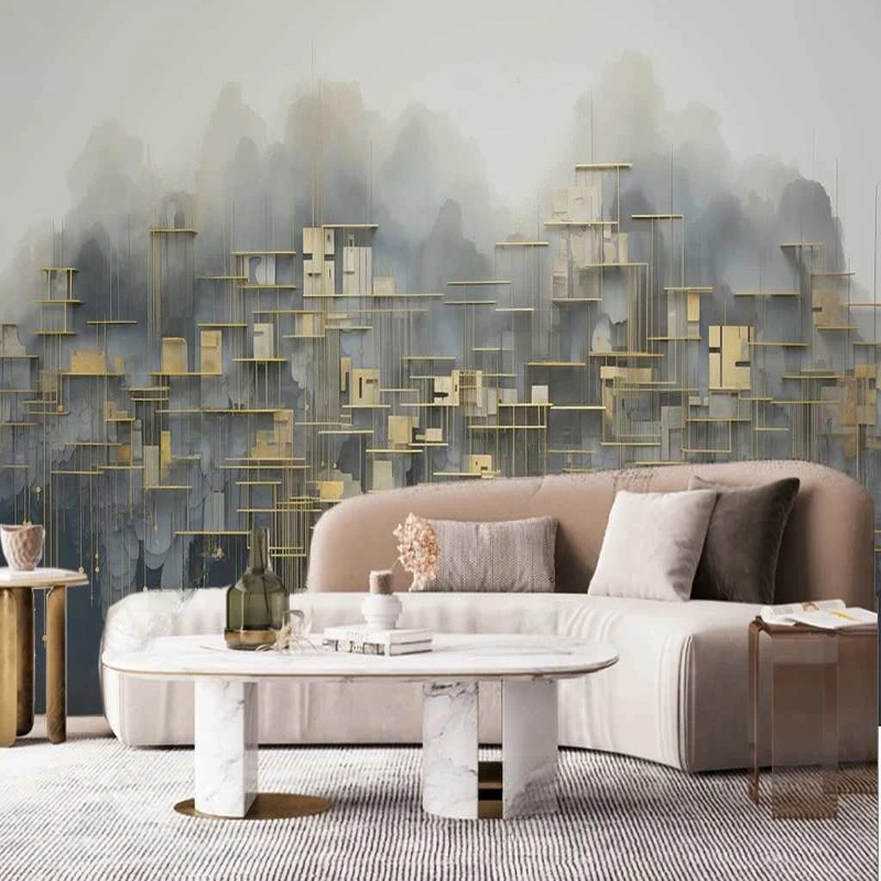Foto Kustom Mural Gaya Modern  - Home Textiles City ulasan dan harga