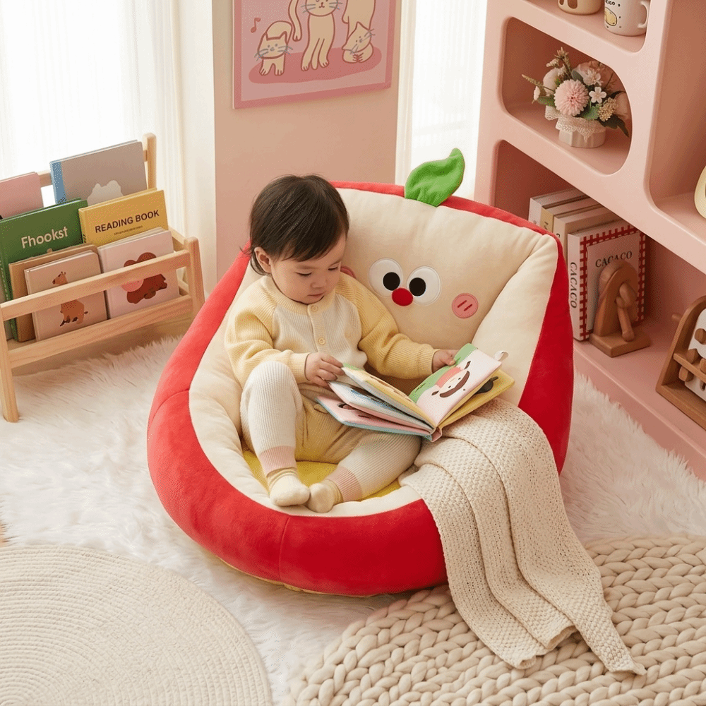 Pouf Lantai Desain Kartun untu - Floor Cushion Pouf ulasan dan harga