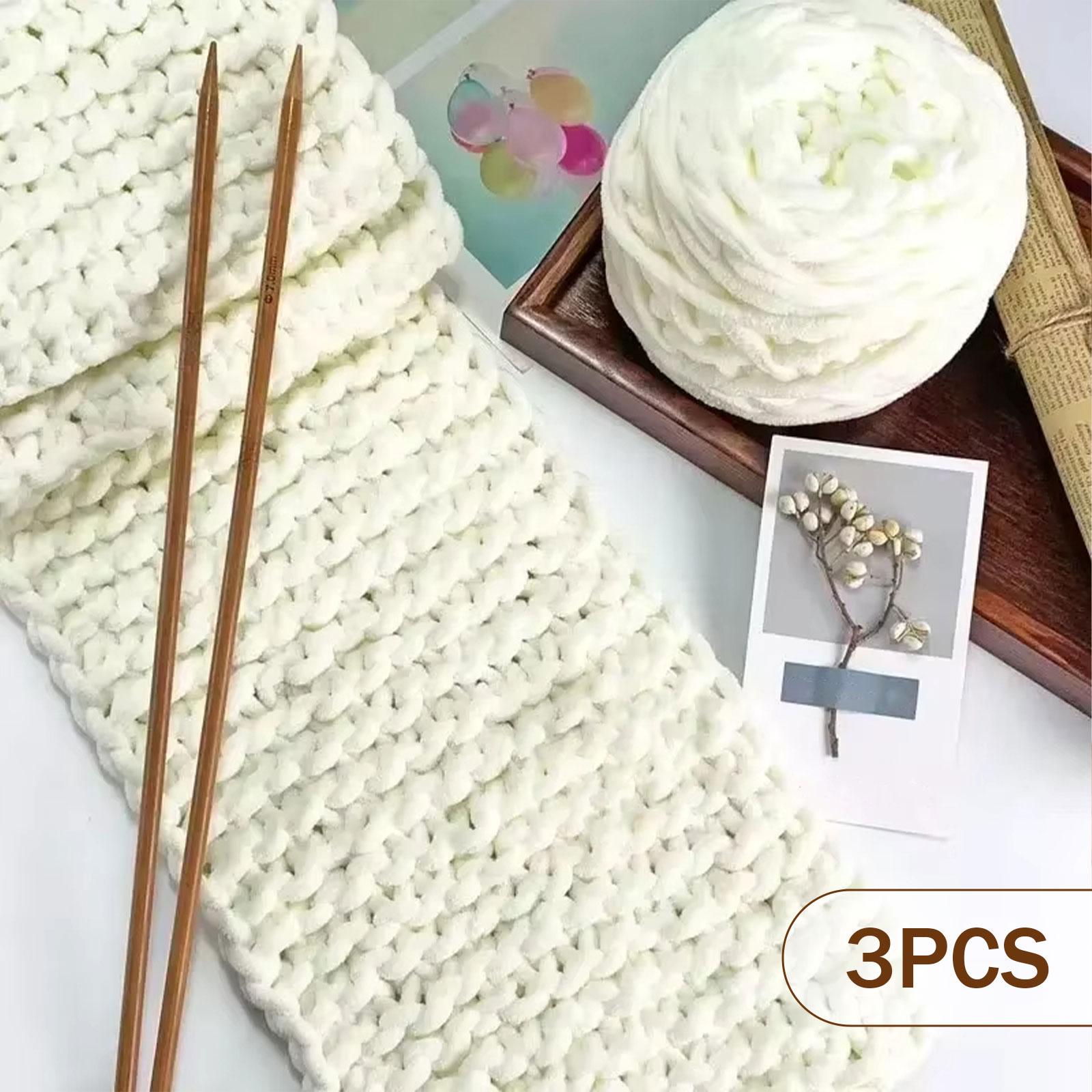 Benang Rajut Super Bulky Chunk - Throw Blanket Chunky Knit ulasan dan harga