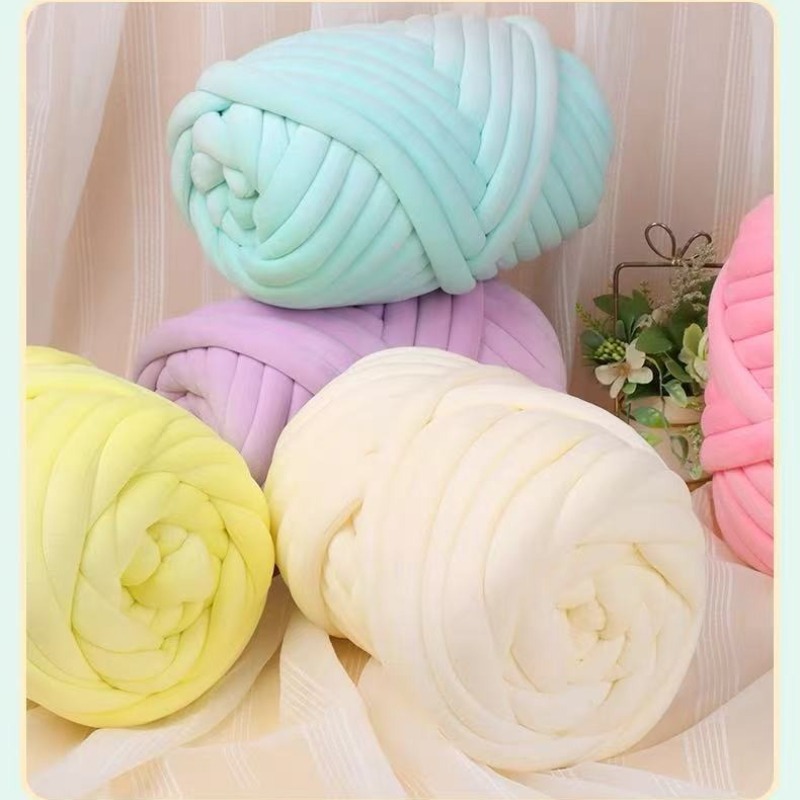 Benang Rajut Jumbo Tubular unt - Throw Blanket Chunky Knit ulasan dan harga