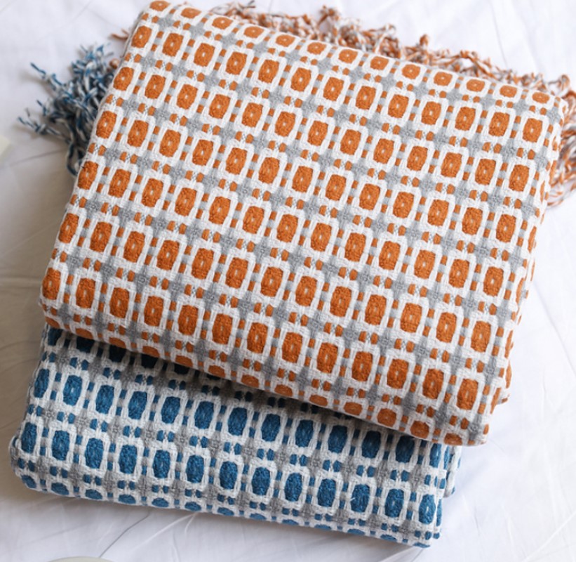 Selimut lempar rajut Nordik ku - Throw Blanket Chunky Knit ulasan dan harga