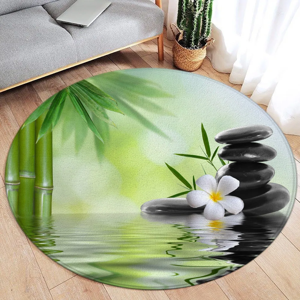 Karpet Bulat Hewan Kartun Kust - Home Textiles Rug ulasan dan harga