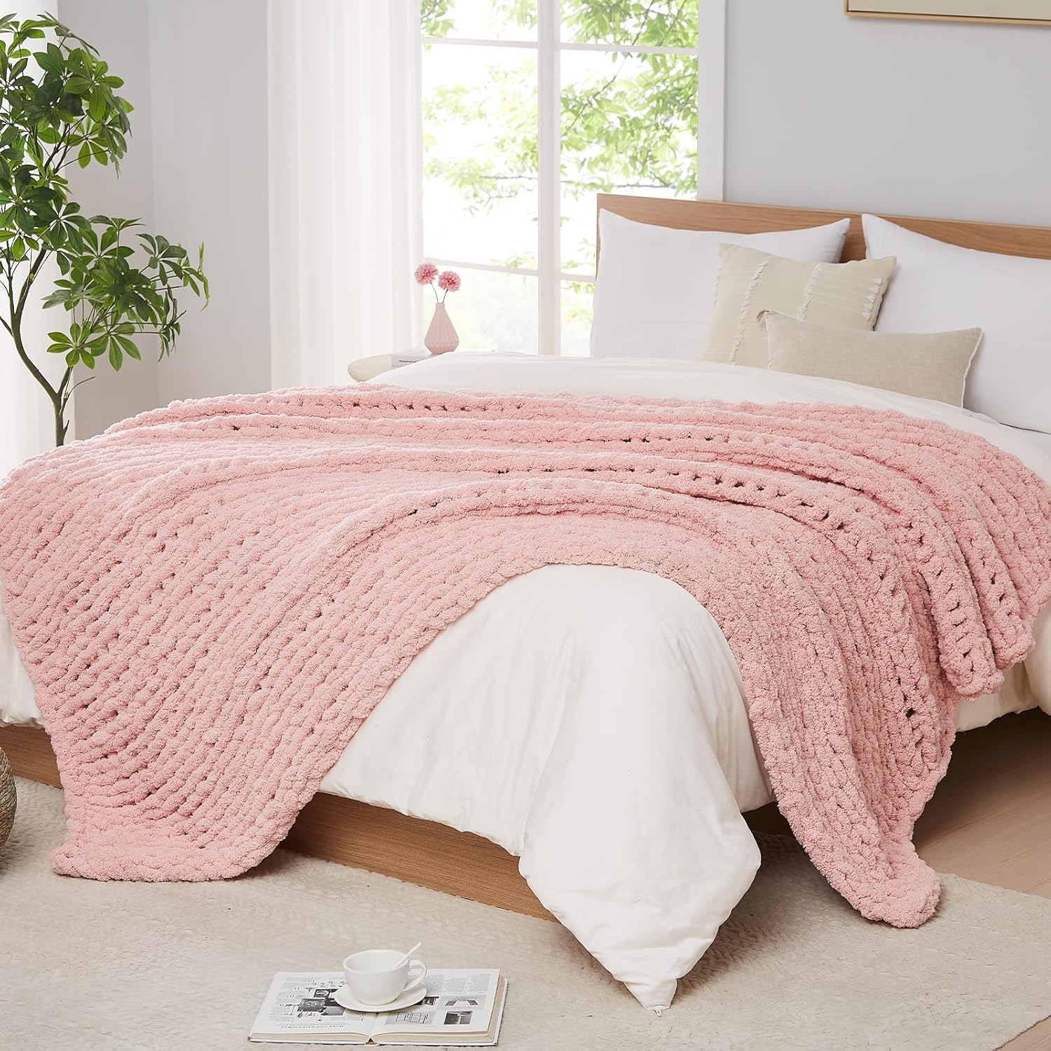 Selimut Rajut Chunky Selimut R - Throw Blanket Chunky Knit ulasan dan harga