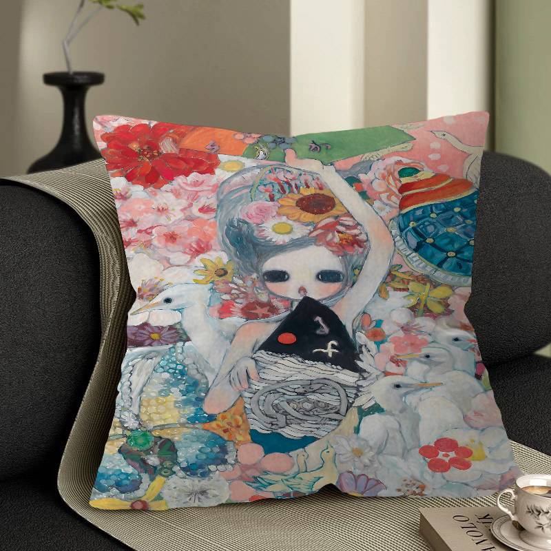Sarung bantal kartun Aya Takan - Aya Home Textiles ulasan dan harga