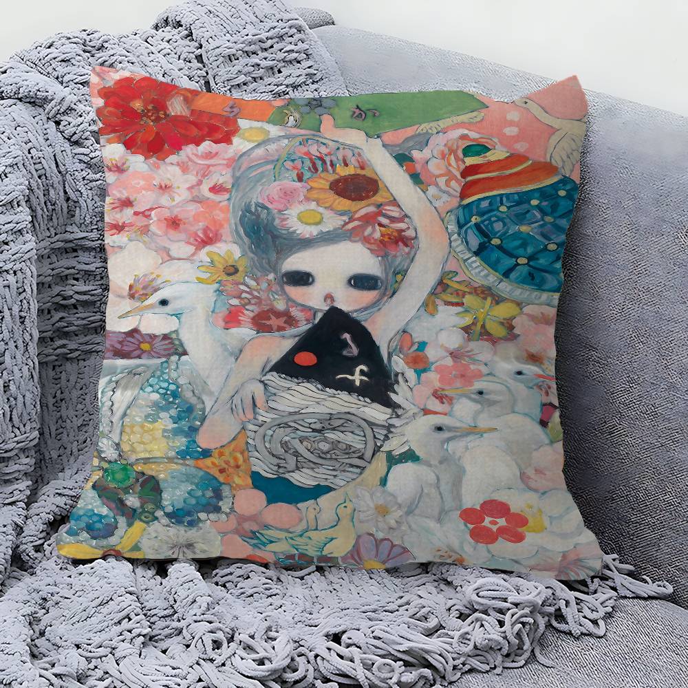 Sarung bantal kartun Aya Takan - Aya Home Textiles ulasan dan harga