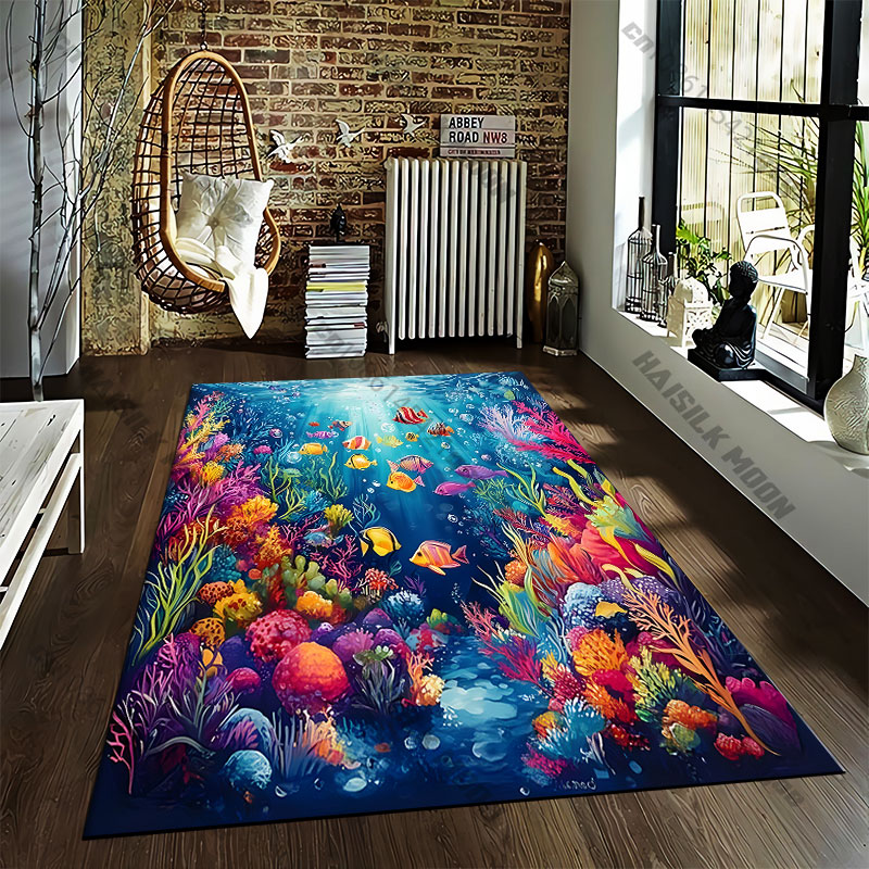 Kota bawah air dengan karpet w - Home Textiles City ulasan dan harga
