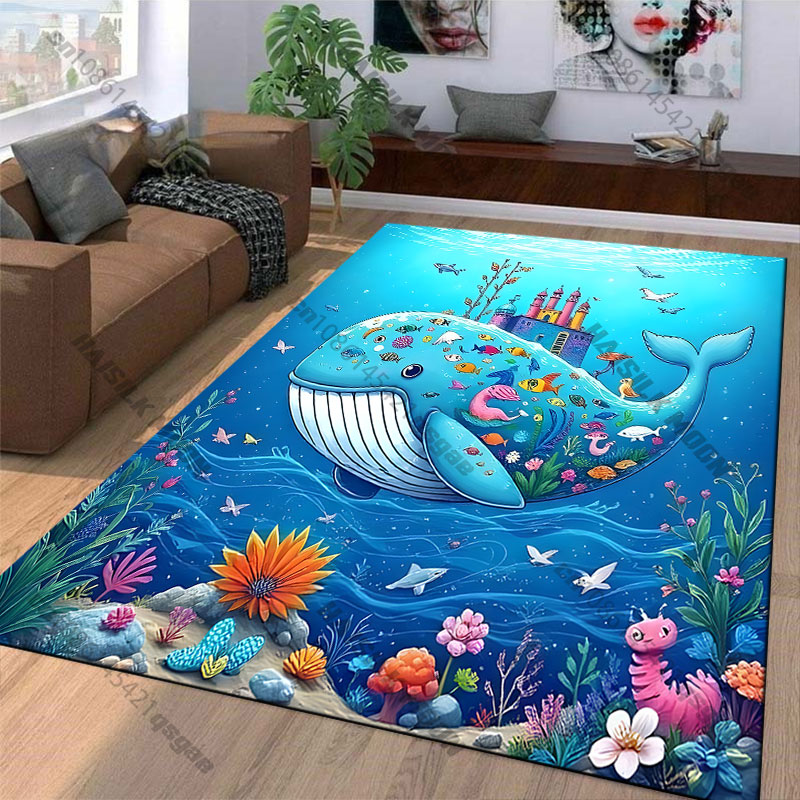 Kota bawah air dengan karpet w - Home Textiles City ulasan dan harga