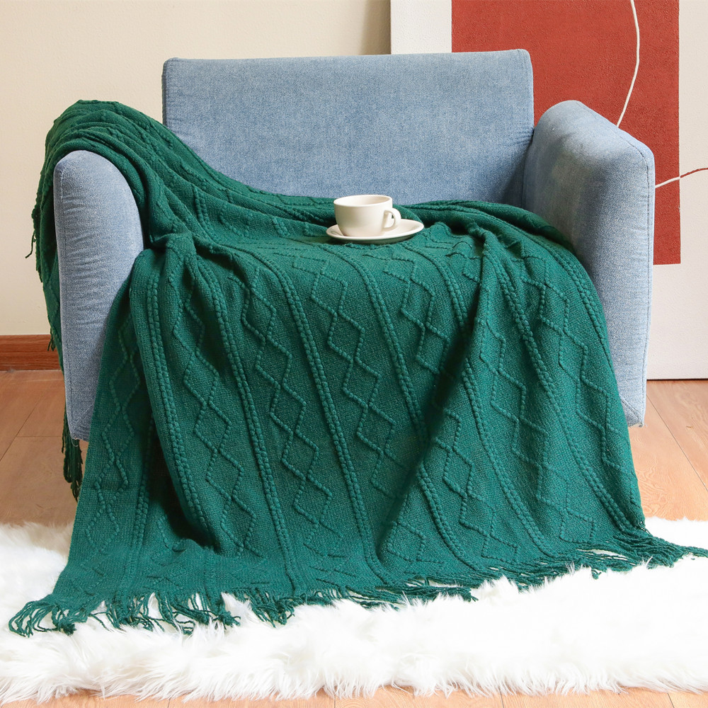 Selimut Rajut Diamond Knit den - Home Textiles City ulasan dan harga