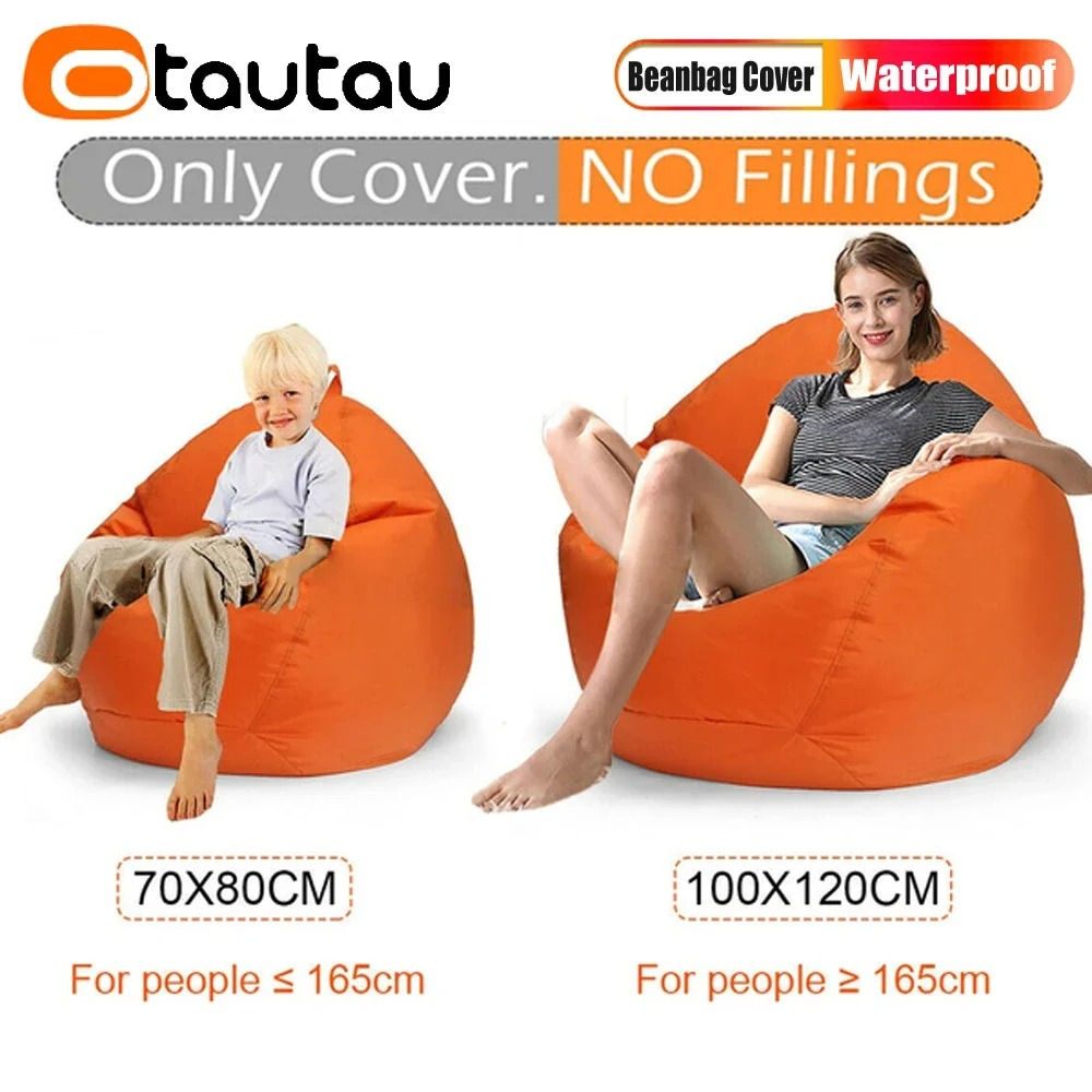 Otailuan sarung tas kacang tah - Floor Cushion Pouf ulasan dan harga