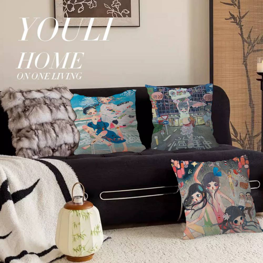 Sarung Bantal Anime Aya Takano - Aya Home Textiles ulasan dan harga