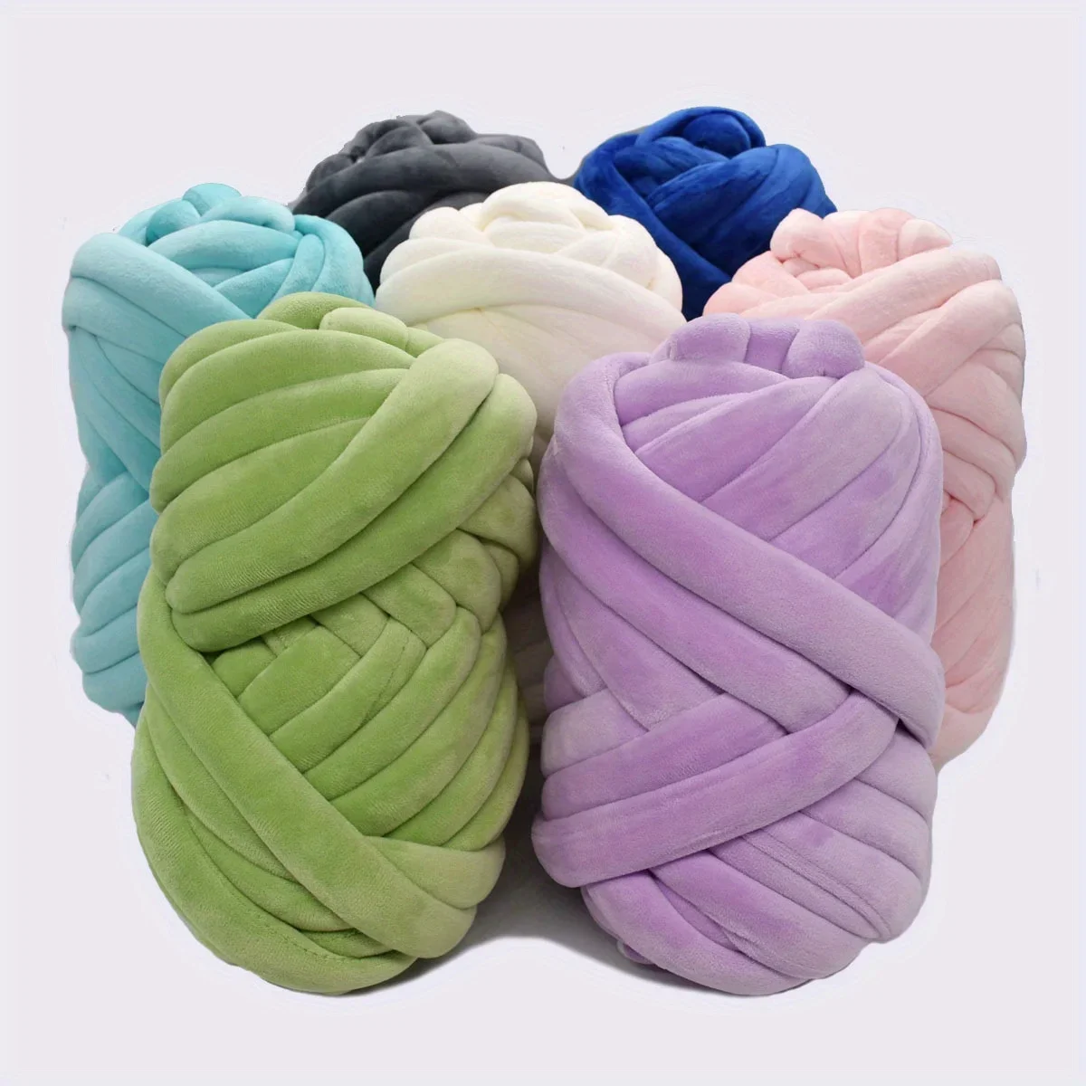 1 Buah Benang Chunky Lembut Ra - Throw Blanket Chunky Knit ulasan dan harga