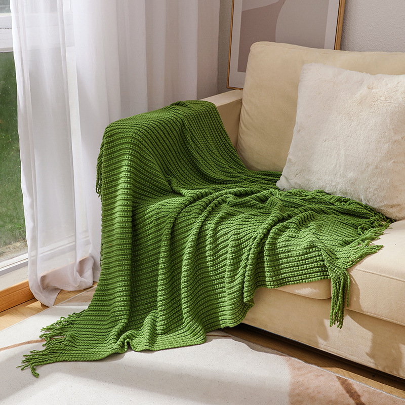 Selimut Penutup Nordik Kota Te - Throw Blanket Chunky Knit ulasan dan harga