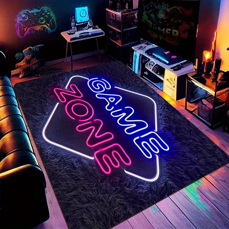 Karpet Area Permainan Neon Pal - Home Textiles Rug ulasan dan harga