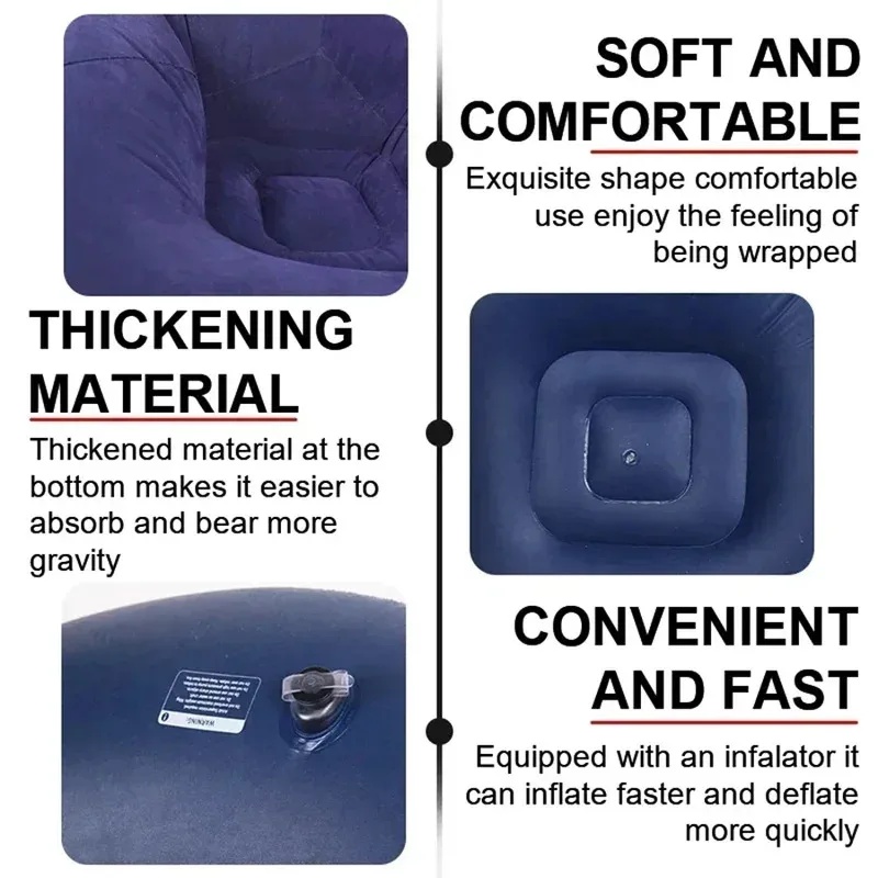 Sofa malas tiup besar dari bah - Floor Cushion Pouf ulasan dan harga