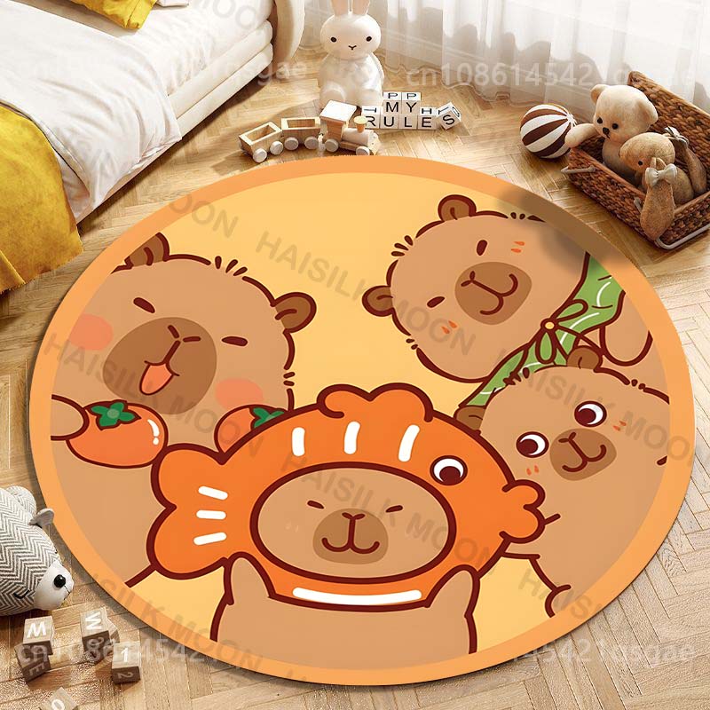 Capybara lucu gambar kartun ka - Home Textiles Rug ulasan dan harga