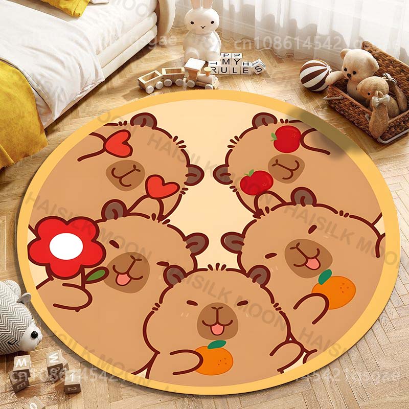 Capybara lucu gambar kartun ka - Home Textiles Rug ulasan dan harga