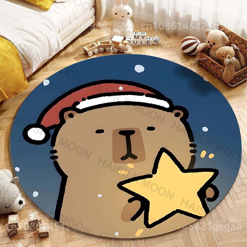 Capybara lucu gambar kartun ka - Home Textiles Rug ulasan dan harga