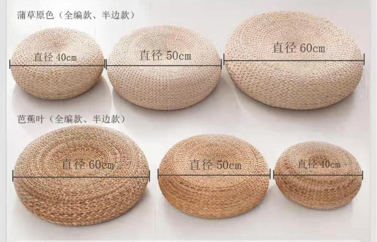 Bantal Lantai Bulat Anyaman Je - Floor Cushion Pouf ulasan dan harga