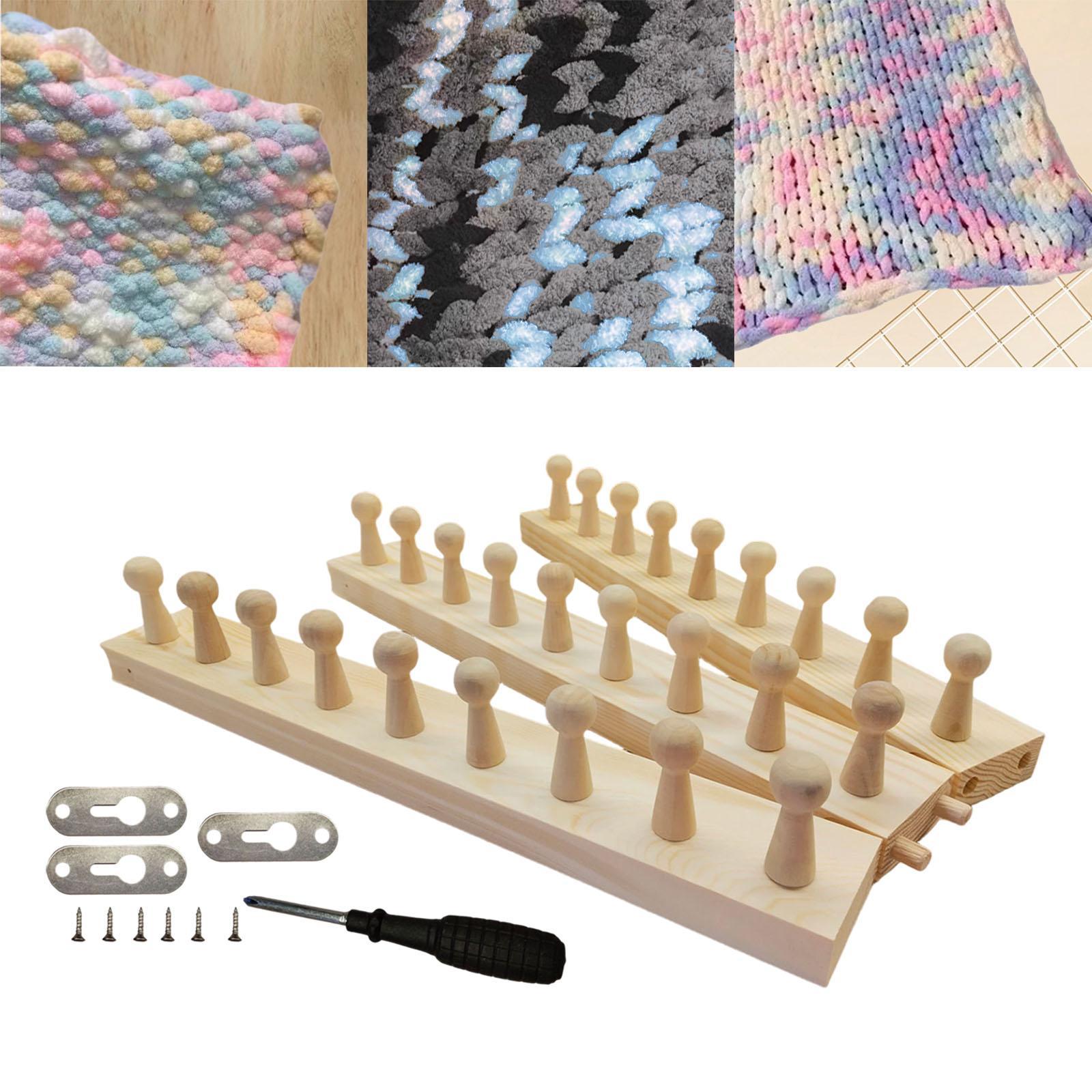 Alat Tenun Rajut Selimut Kayu  - Throw Blanket Chunky Knit ulasan dan harga