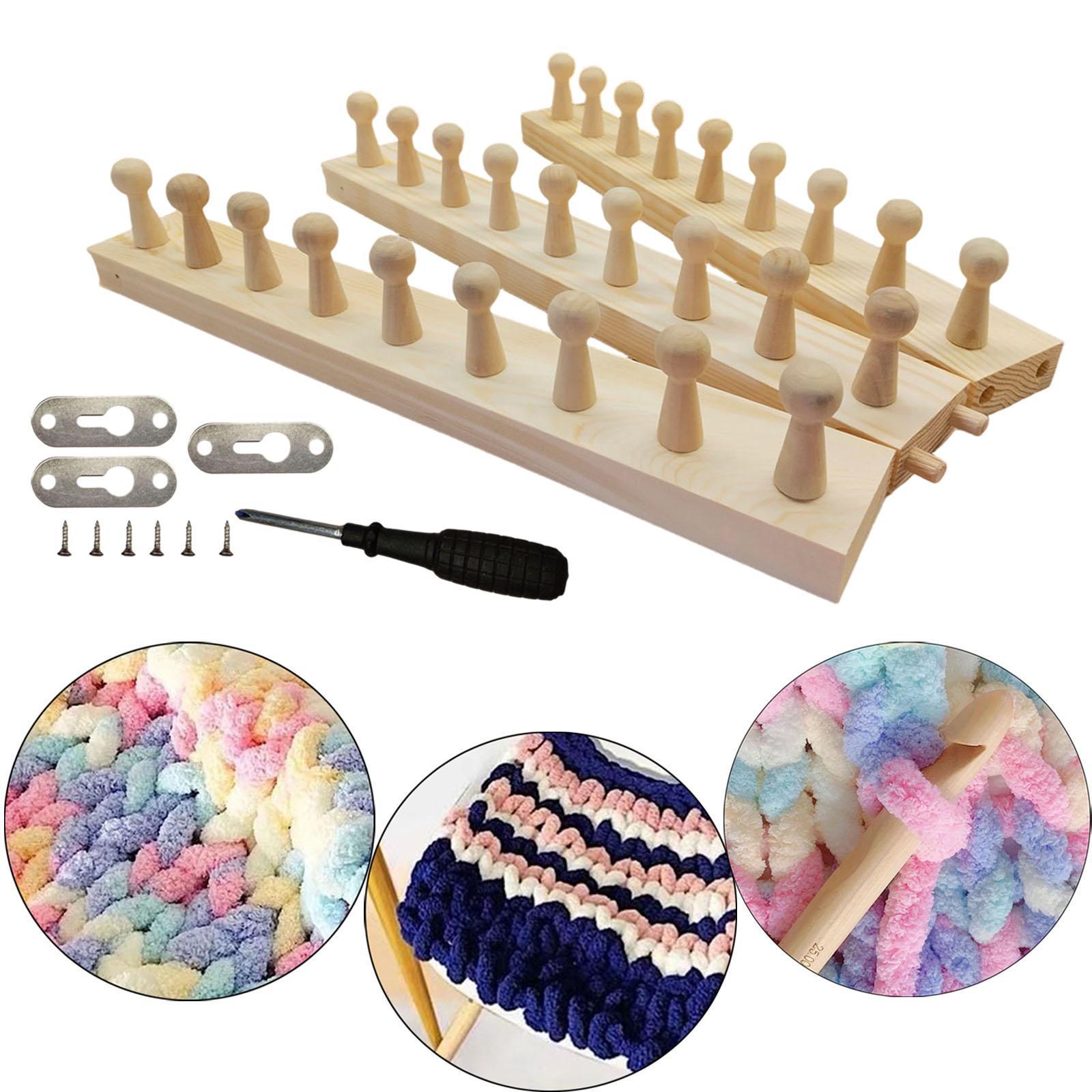 Alat Tenun Rajut Selimut Kayu  - Throw Blanket Chunky Knit ulasan dan harga