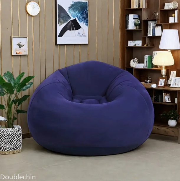 Sofa malas tiup berbentuk bola - Floor Cushion Pouf ulasan dan harga