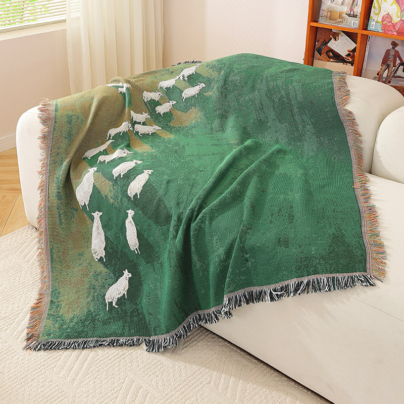 Selimut Sofa Tenun Jacquard Mo - Home Textiles City ulasan dan harga