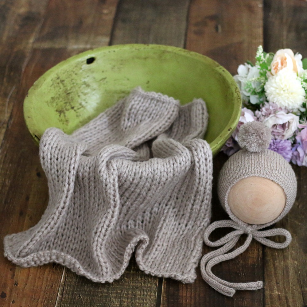 Selimut Bayi Rajut Mohair deng - Throw Blanket Chunky Knit ulasan dan harga