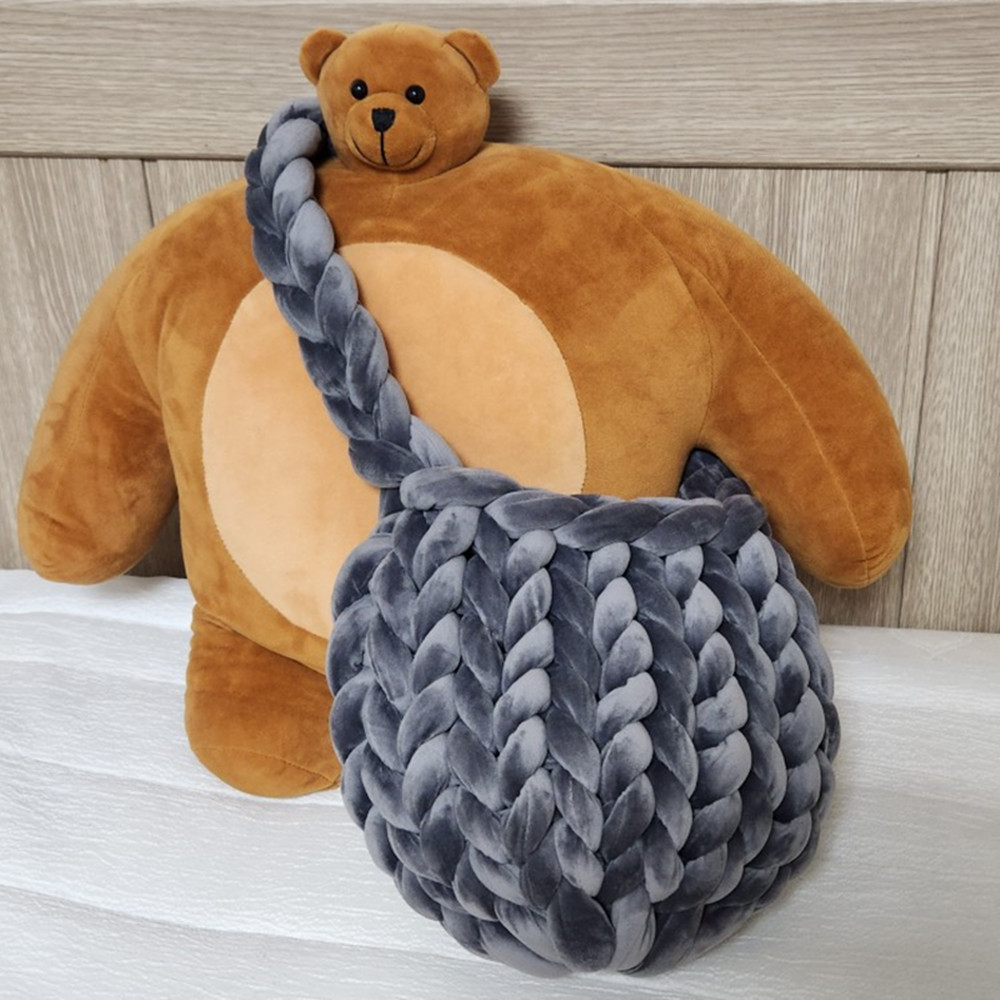 1KG 1000G benang Chunky Beludr - Throw Blanket Chunky Knit ulasan dan harga